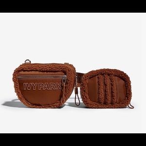 Ivy Park x Adidas Sherpa Belt Bag Brown